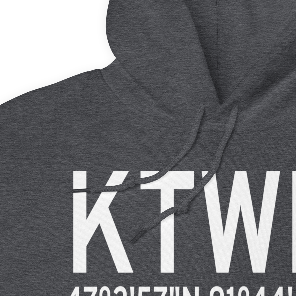 Richard B Helgeson Airport (KTWM) ICAO Hoodie Sweatshirt 