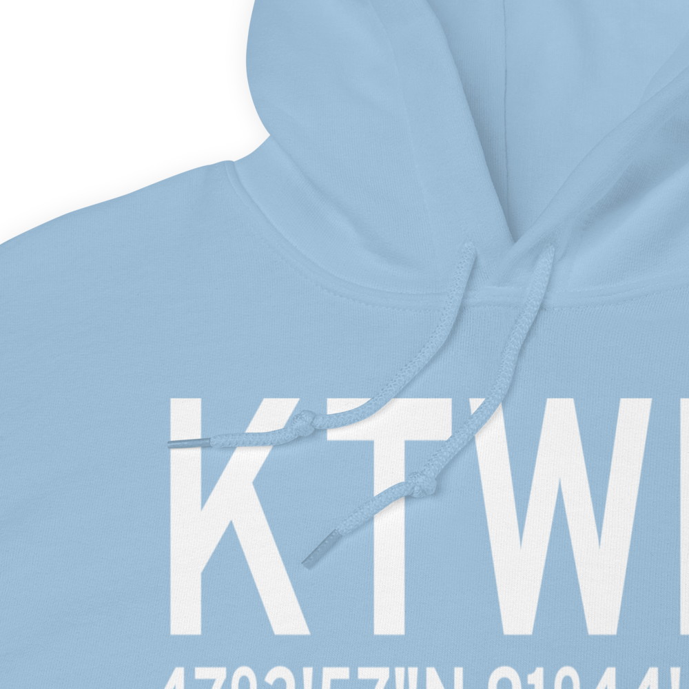 Richard B Helgeson Airport (KTWM) ICAO Hoodie Sweatshirt 