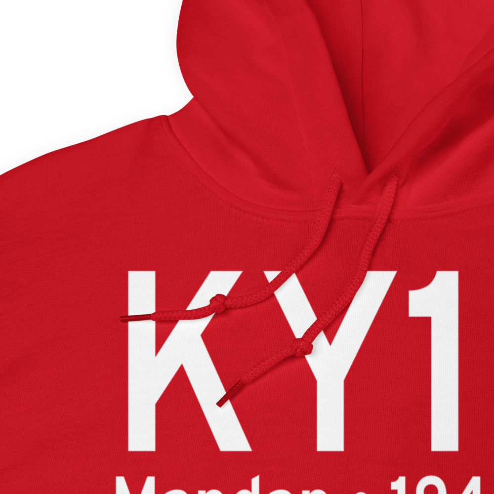 Mandan Municipal Airport (KY19) ICAO Hoodie Sweatshirt 