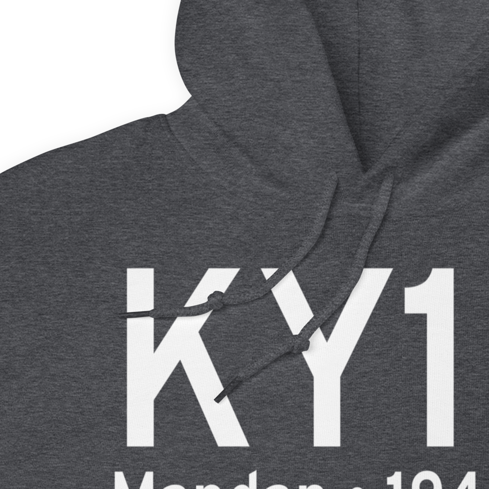 Mandan Municipal Airport (KY19) ICAO Hoodie Sweatshirt 