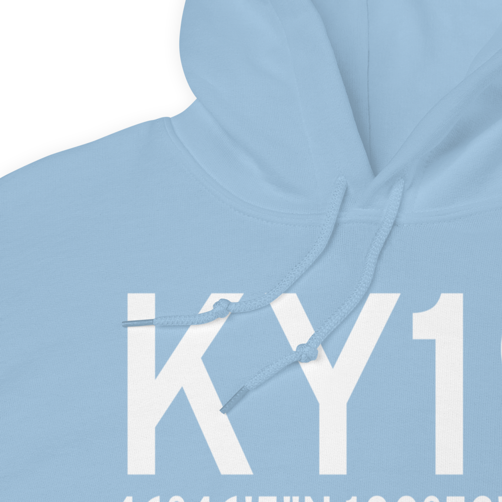 Mandan Municipal Airport (KY19) ICAO Hoodie Sweatshirt 