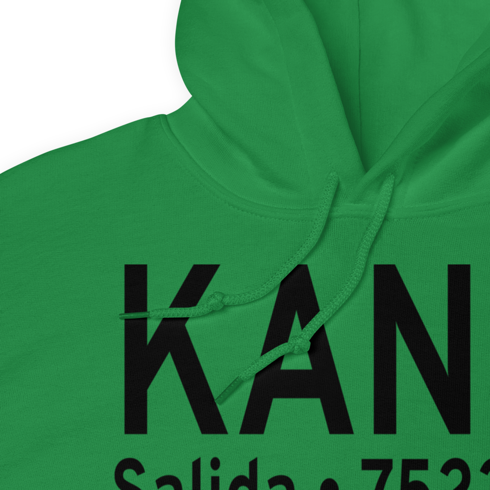 Salida Airport Harriett Alexander Field (KANK) ICAO Hoodie Sweatshirt 