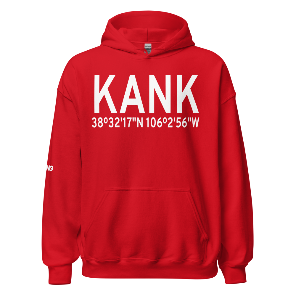 Salida Airport Harriett Alexander Field (KANK) ICAO Hoodie Sweatshirt 