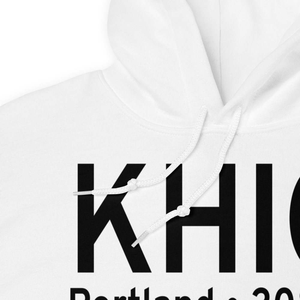 Portland Hillsboro Airport (KHIO) ICAO Hoodie Sweatshirt 