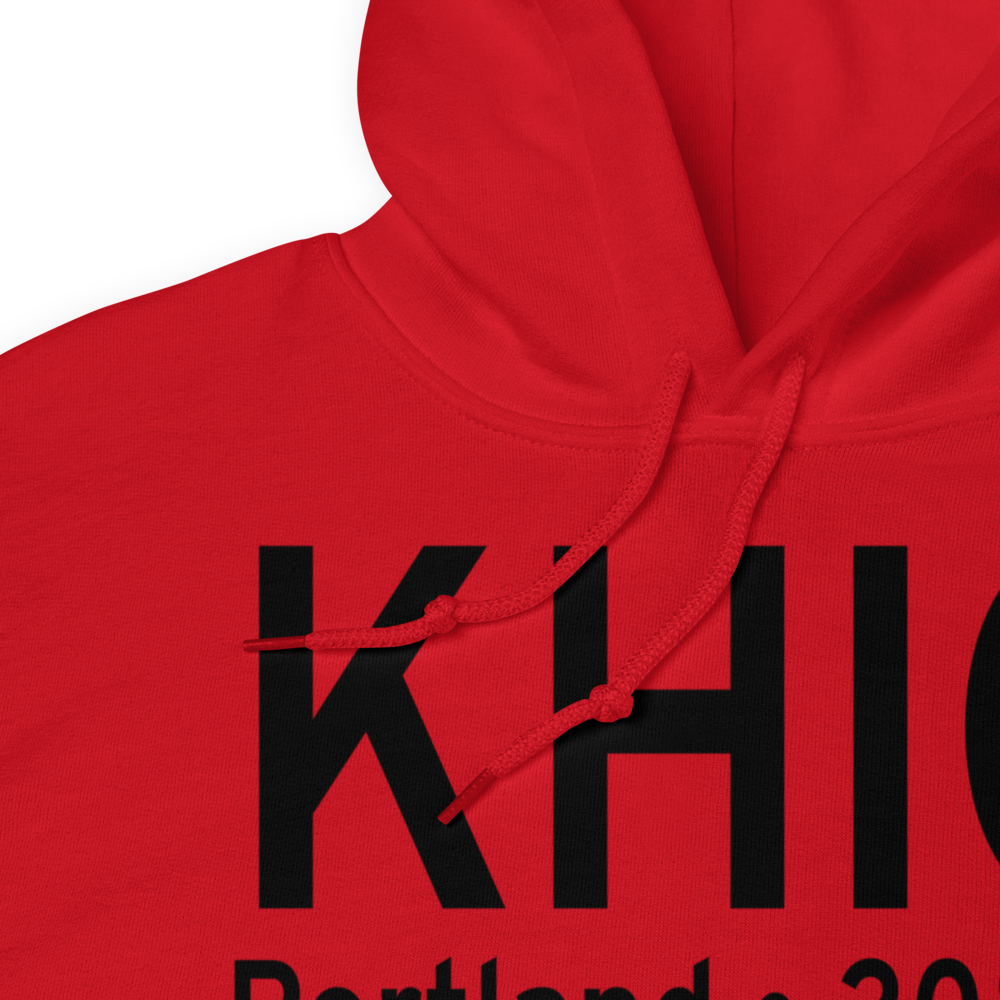 Portland Hillsboro Airport (KHIO) ICAO Hoodie Sweatshirt 