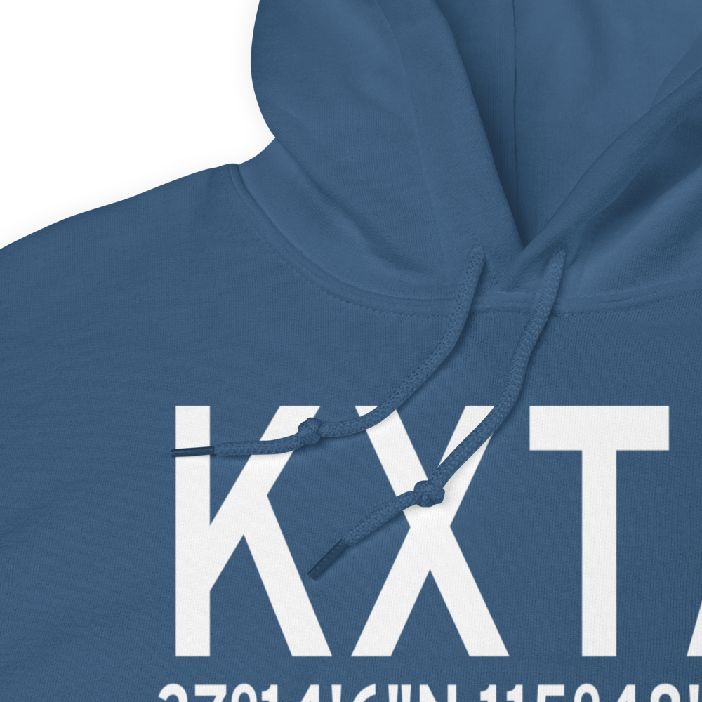 Homey (Area 51) Airport (KXTA) ICAO Hoodie Sweatshirt 