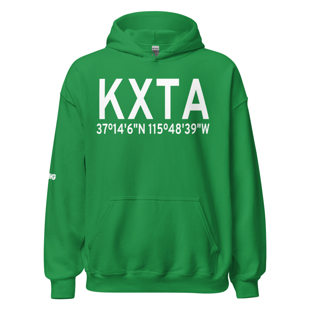 Homey (Area 51) Airport (KXTA) ICAO Hoodie Sweatshirt 