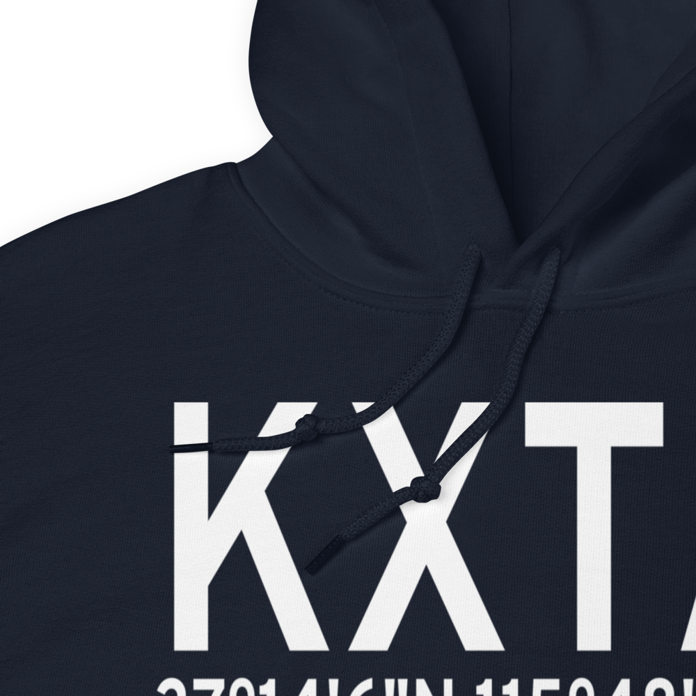 Homey (Area 51) Airport (KXTA) ICAO Hoodie Sweatshirt 