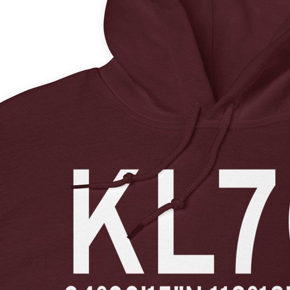 Agua Dulce Airpark (KL70) ICAO Hoodie Sweatshirt 