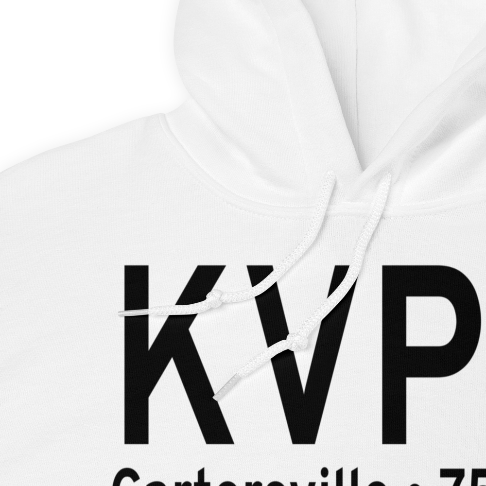 Cartersville Airport (KVPC) ICAO Hoodie Sweatshirt 