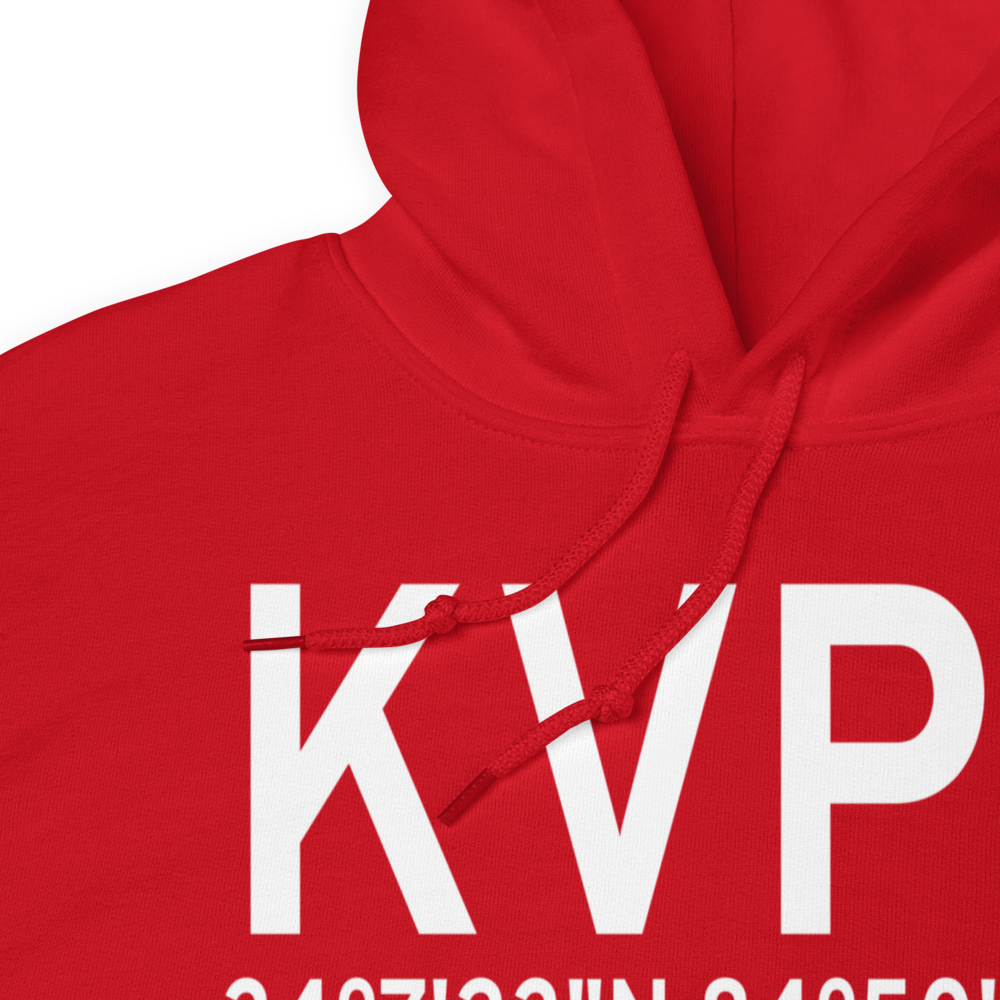 Cartersville Airport (KVPC) ICAO Hoodie Sweatshirt 