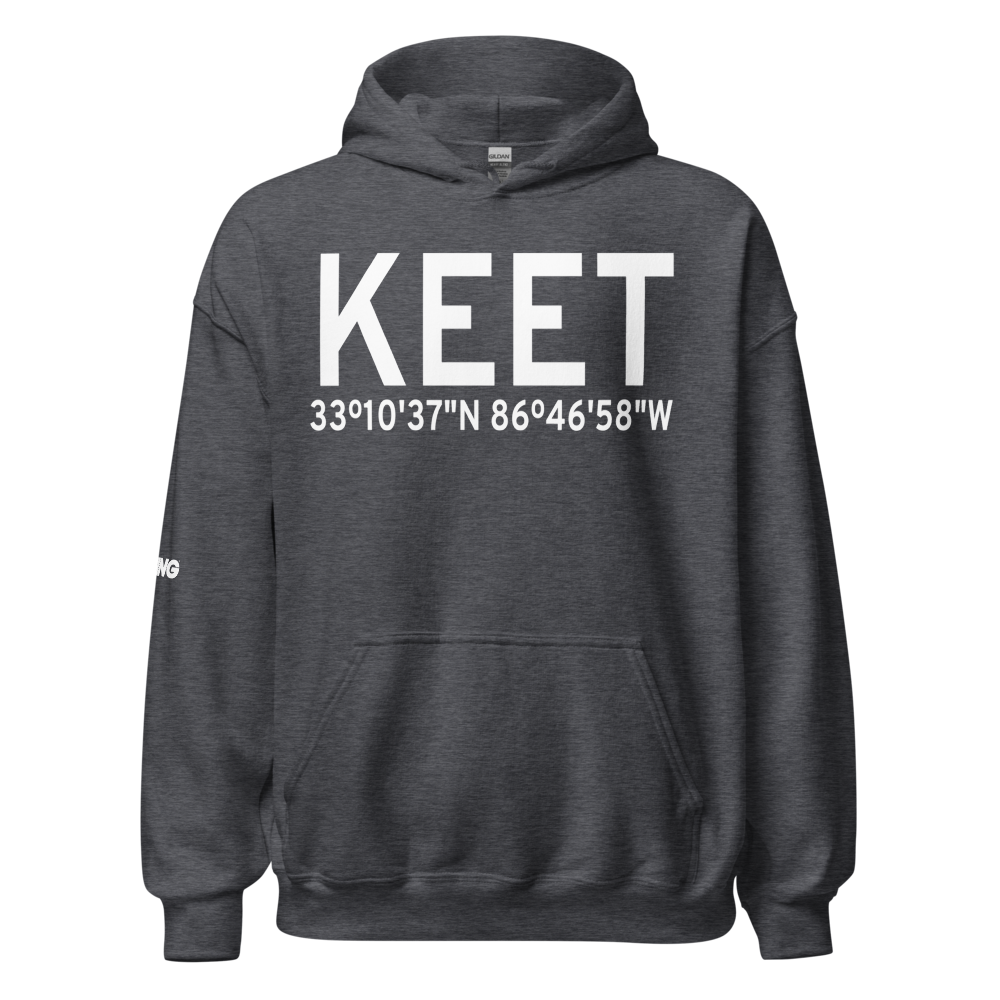 Shelby County Airport (KEET) ICAO Hoodie Sweatshirt 