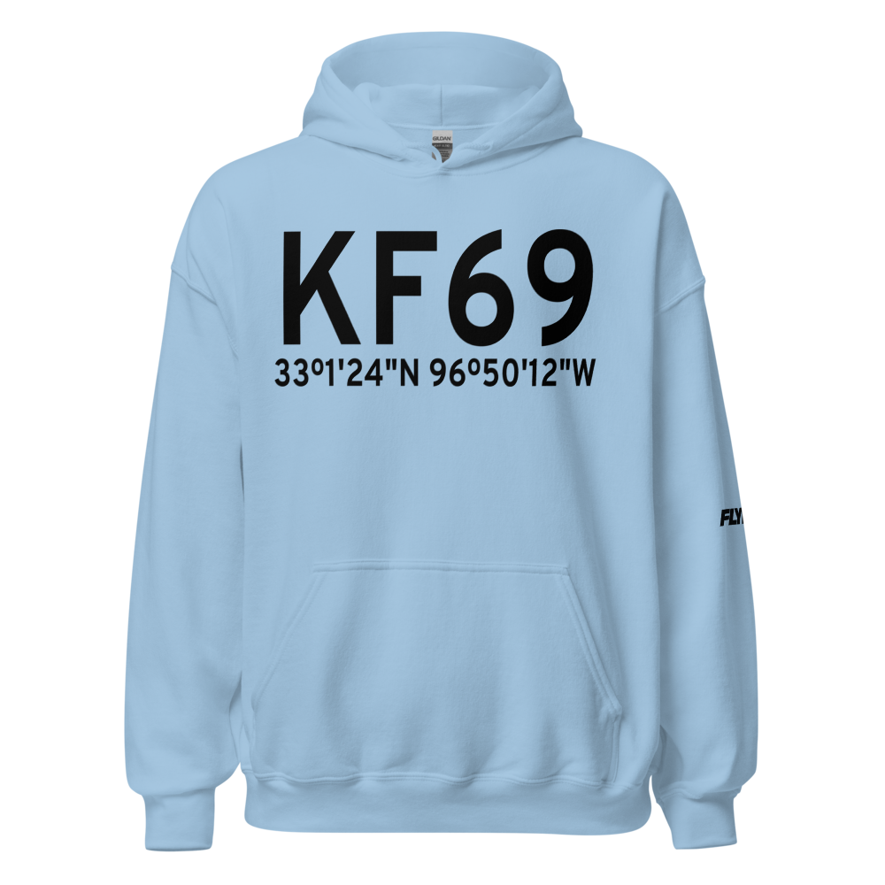 Air Park Dallas Airport (KF69) ICAO Hoodie Sweatshirt 