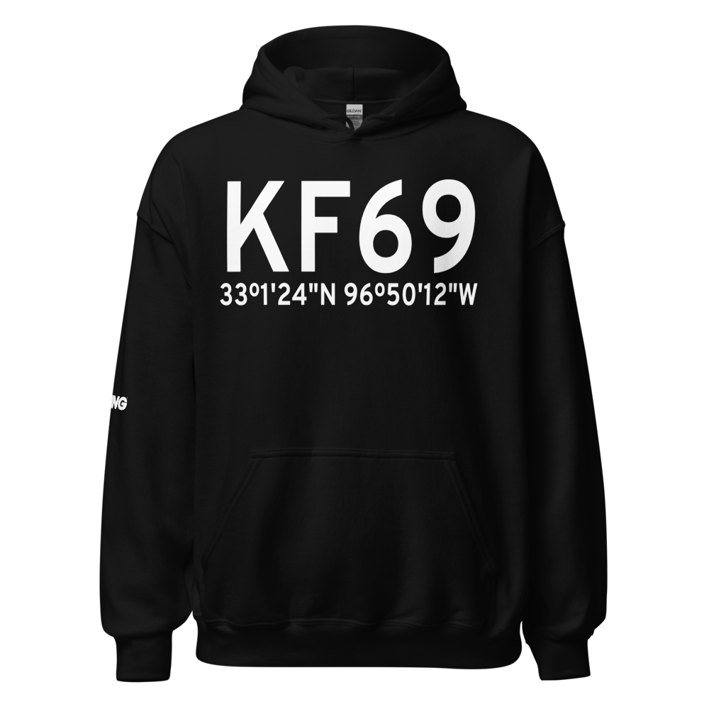 Air Park Dallas Airport (KF69) ICAO Hoodie Sweatshirt 