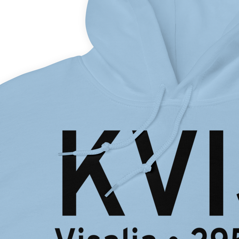 Visalia Municipal Airport (KVIS) ICAO Hoodie Sweatshirt 