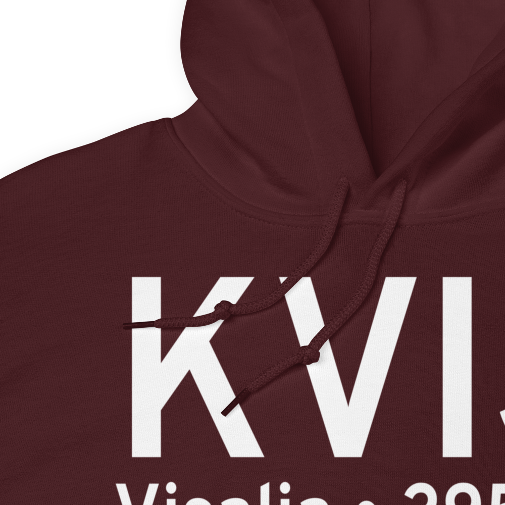 Visalia Municipal Airport (KVIS) ICAO Hoodie Sweatshirt 