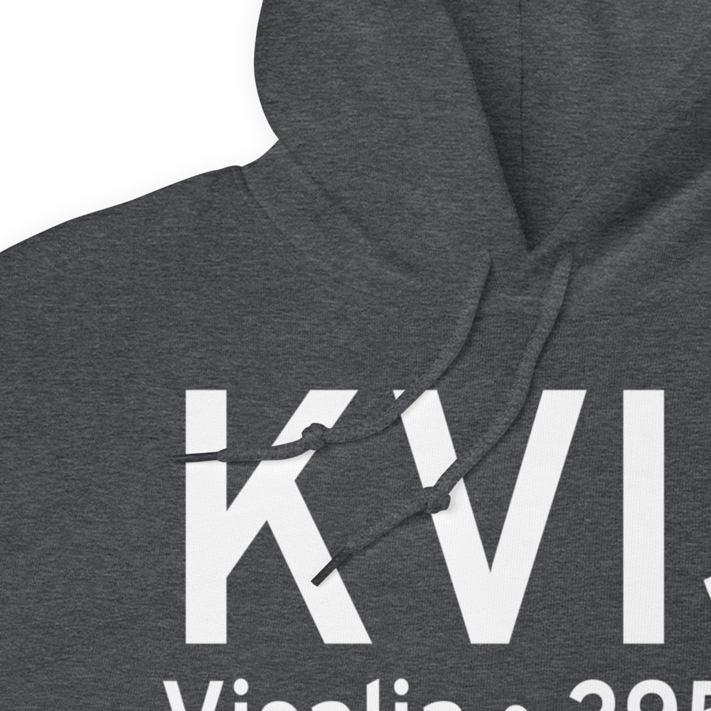 Visalia Municipal Airport (KVIS) ICAO Hoodie Sweatshirt 