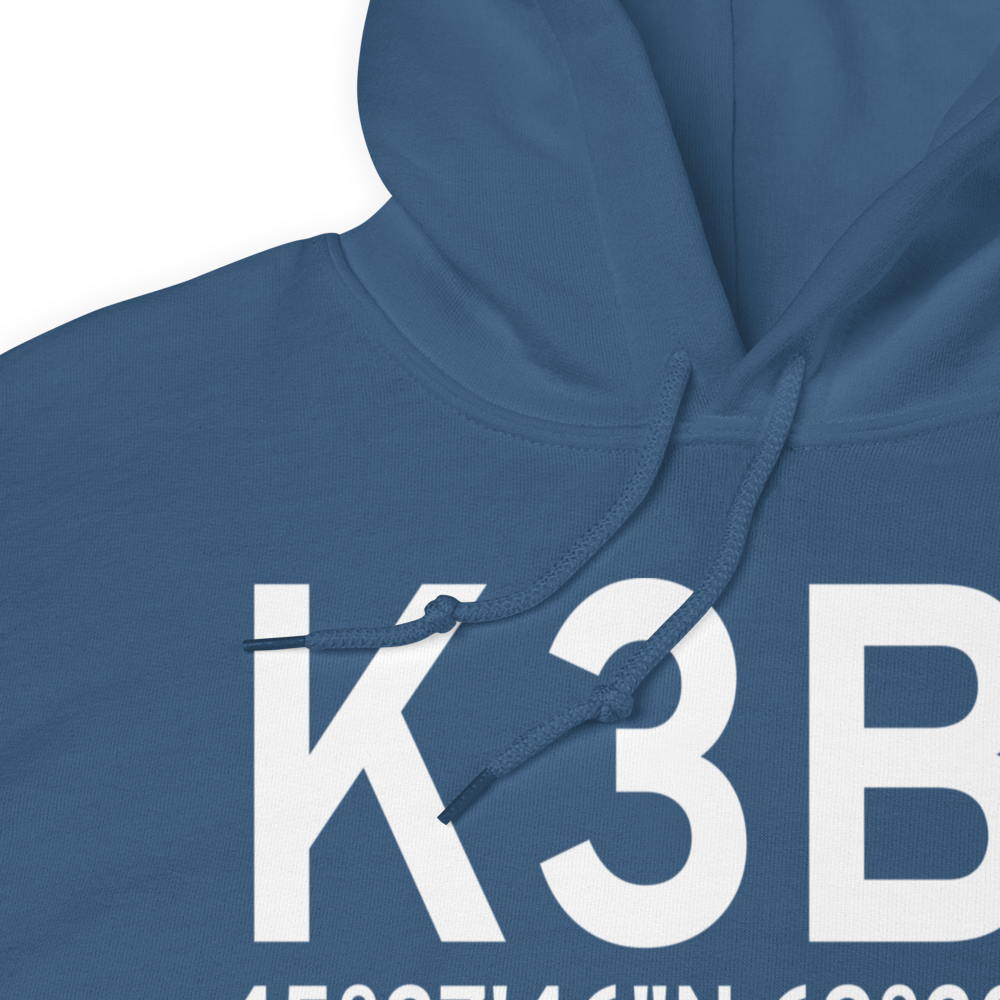 Greenville Municipal Airport (K3B1) ICAO Hoodie Sweatshirt 