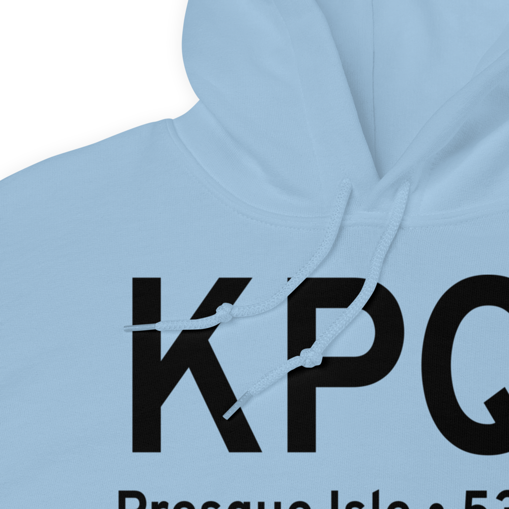 Presque Isle International Airport (KPQI) ICAO Hoodie Sweatshirt 
