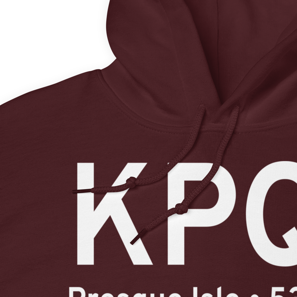 Presque Isle International Airport (KPQI) ICAO Hoodie Sweatshirt 