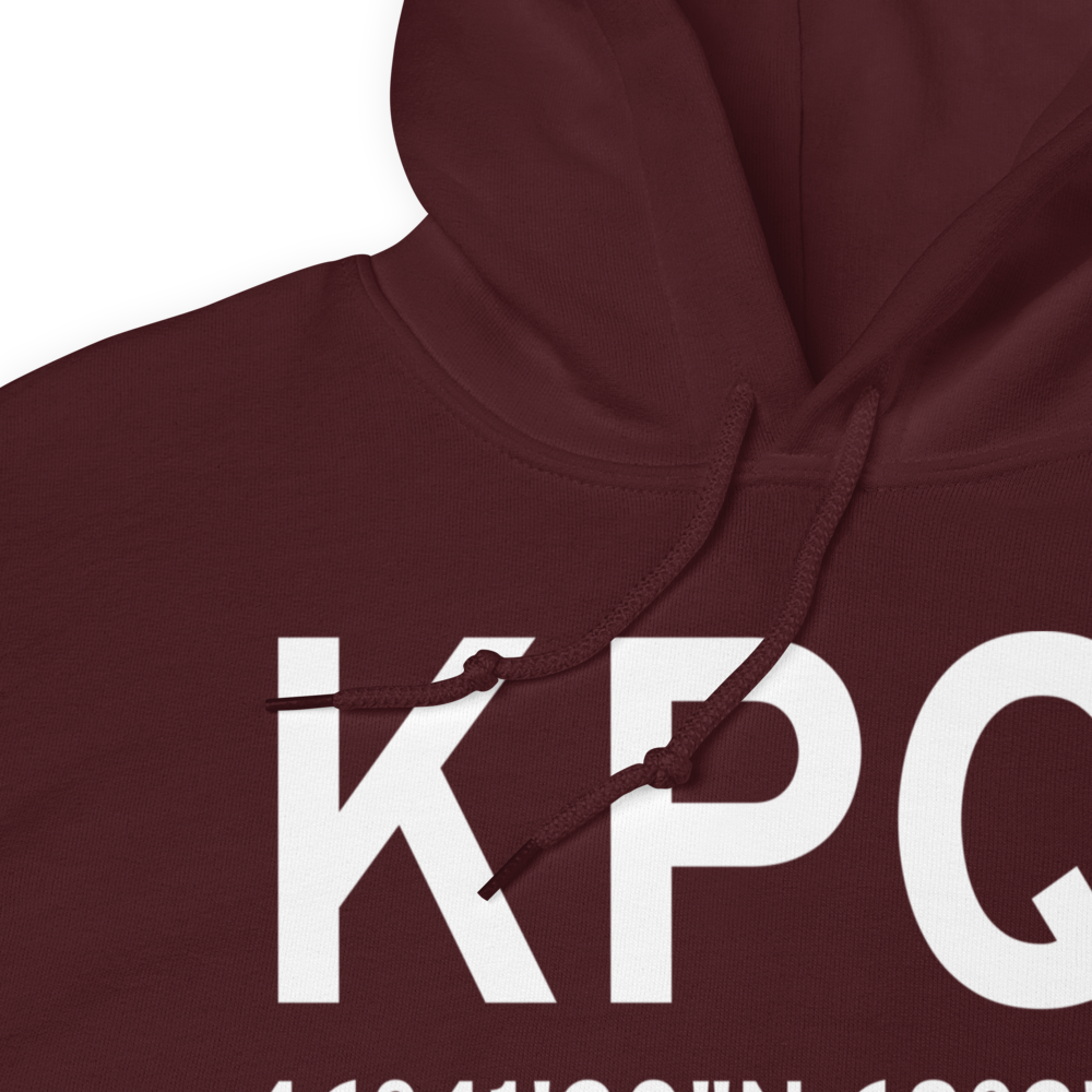 Presque Isle International Airport (KPQI) ICAO Hoodie Sweatshirt 