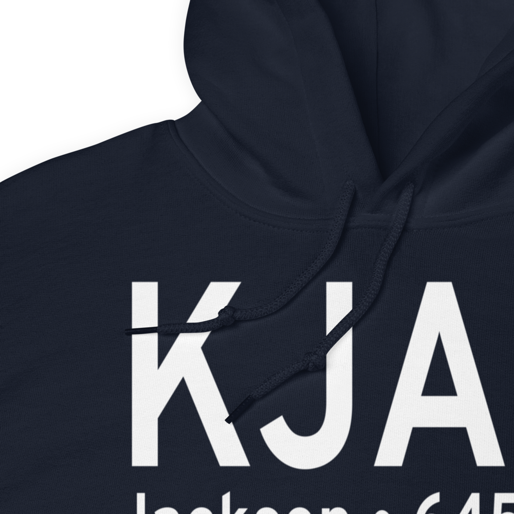 Jackson Hole Airport (KJAC) ICAO Hoodie Sweatshirt 