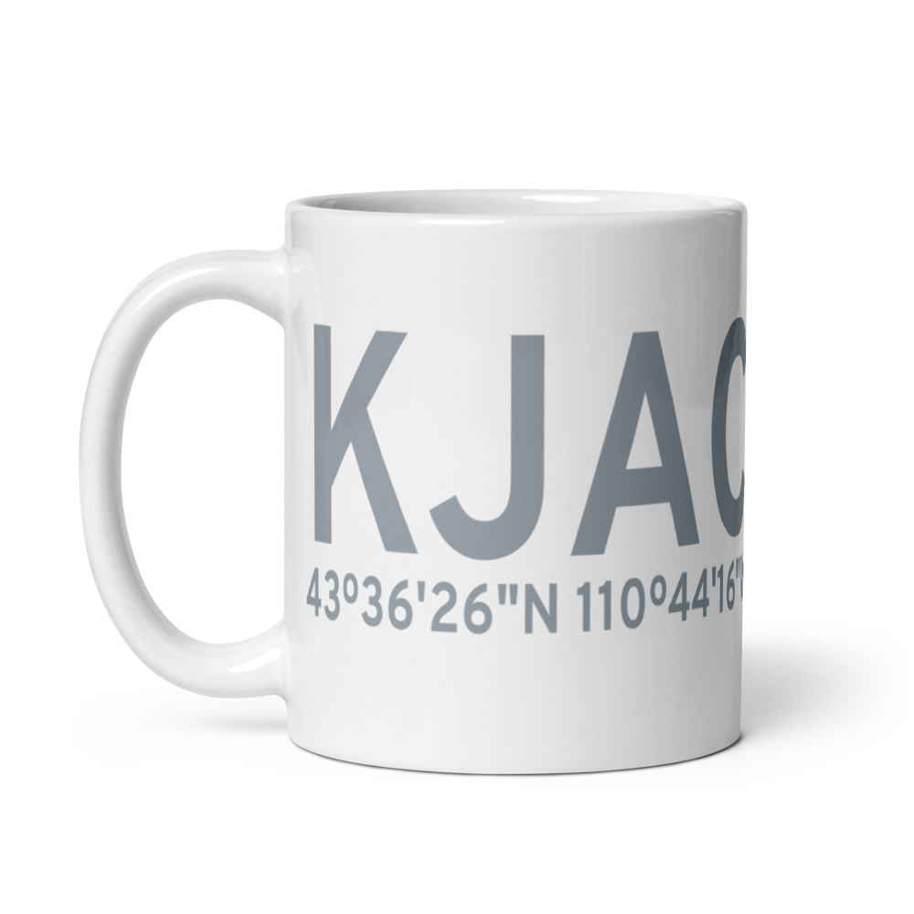 Jackson Hole Airport (KJAC) ICAO Mug 