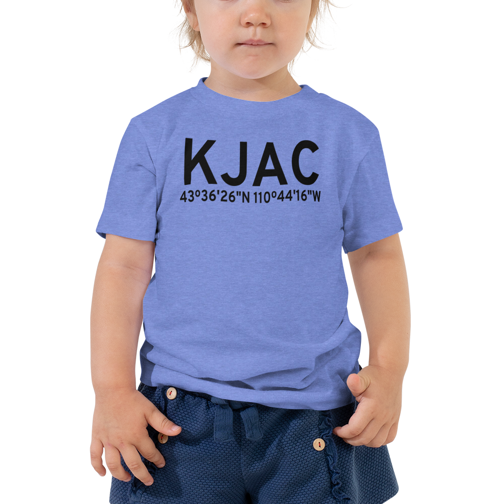 Jackson Hole Airport (KJAC) ICAO Toddler T-Shirt 