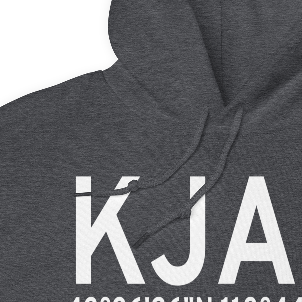 Jackson Hole Airport (KJAC) ICAO Hoodie Sweatshirt 