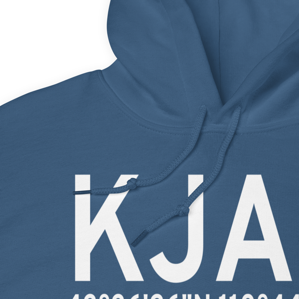 Jackson Hole Airport (KJAC) ICAO Hoodie Sweatshirt 
