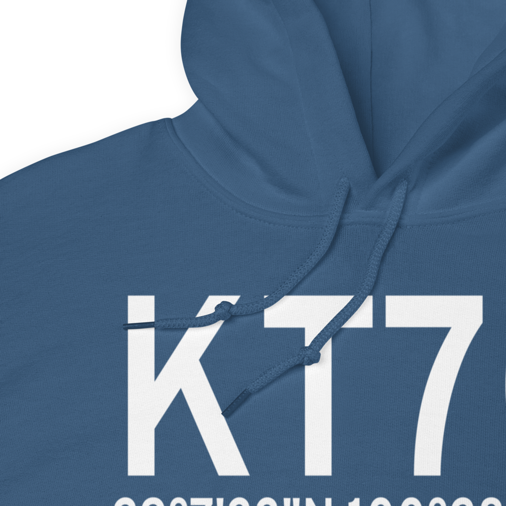 Laughlin Air Force Base Auxiliary Nr 1 Airport (KT70) ICAO Hoodie Sweatshirt 