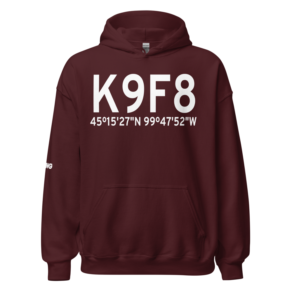Hoven Municipal Airport (K9F8) ICAO Hoodie Sweatshirt 