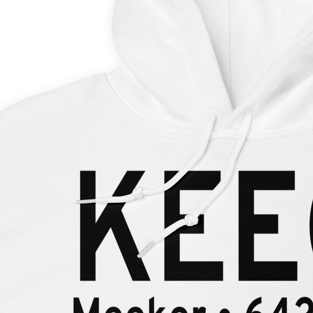 Meeker Airport (KEEO) ICAO Hoodie Sweatshirt 