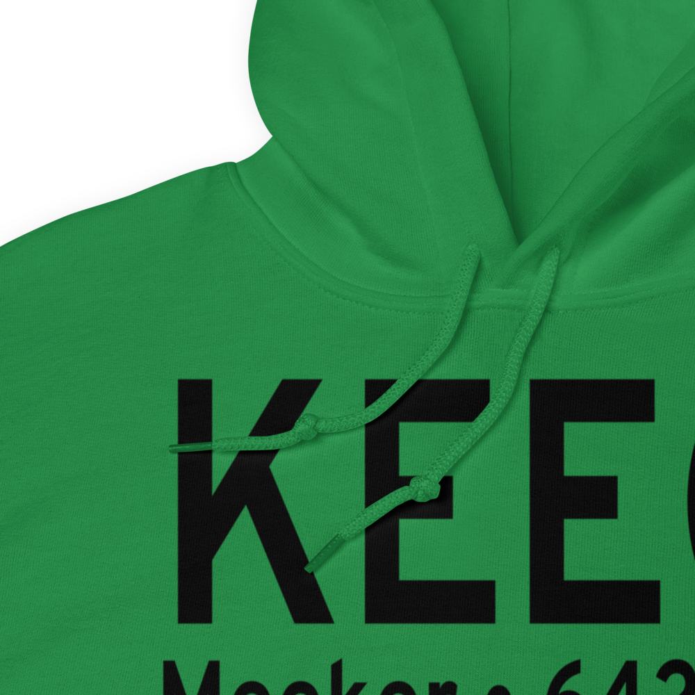 Meeker Airport (KEEO) ICAO Hoodie Sweatshirt 