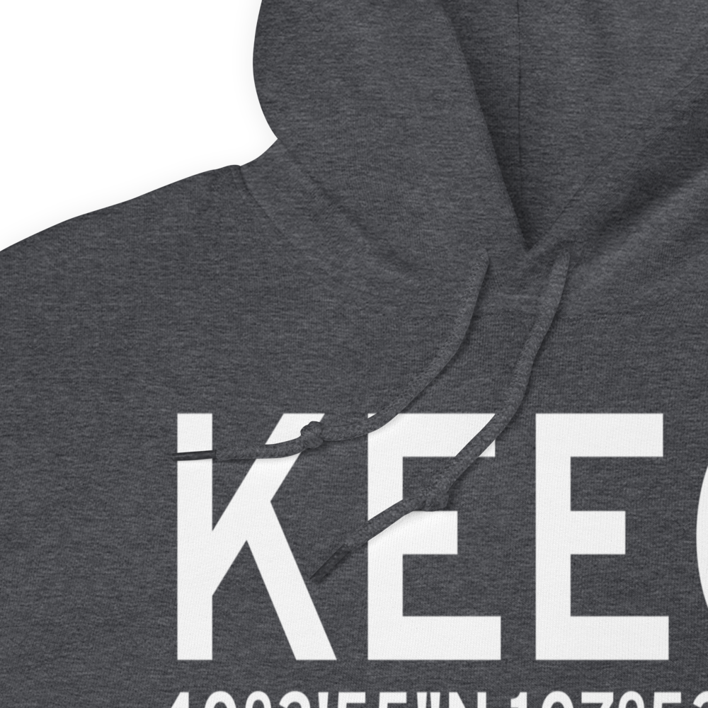 Meeker Airport (KEEO) ICAO Hoodie Sweatshirt 