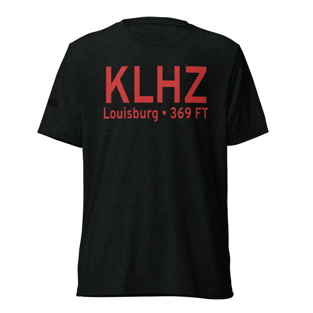 Triangle North Executive Airport (KLHZ) ICAO Tri-blend T-Shirt 