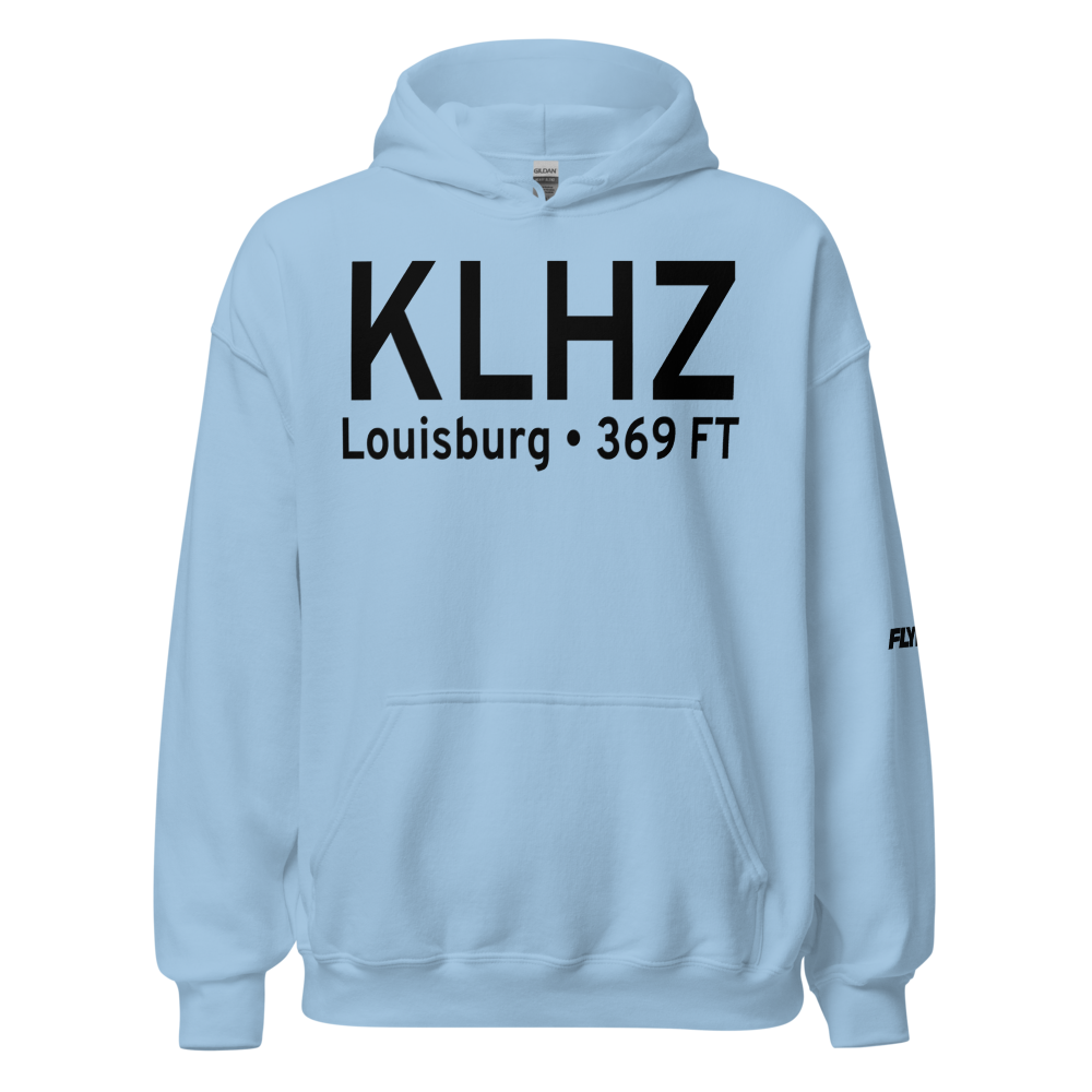 Triangle North Executive Airport (KLHZ) ICAO Hoodie Sweatshirt 