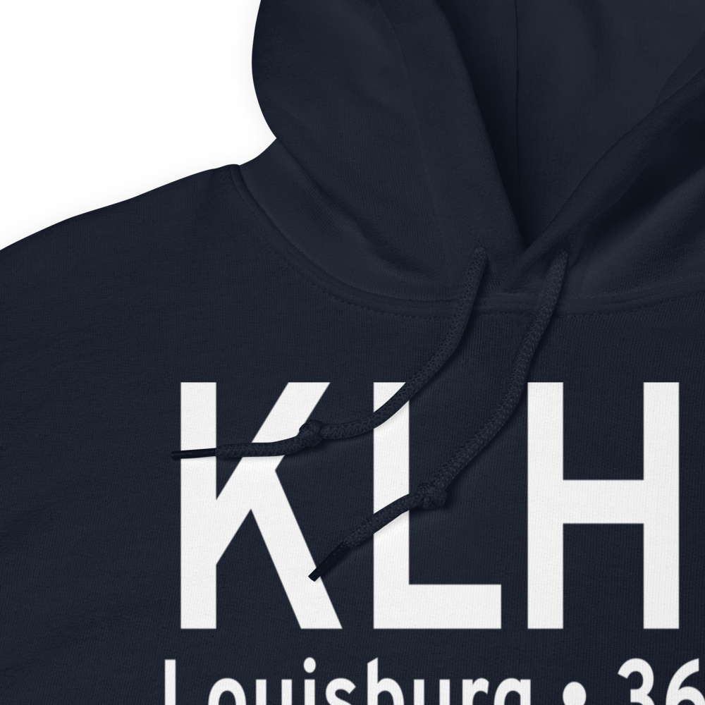 Triangle North Executive Airport (KLHZ) ICAO Hoodie Sweatshirt 