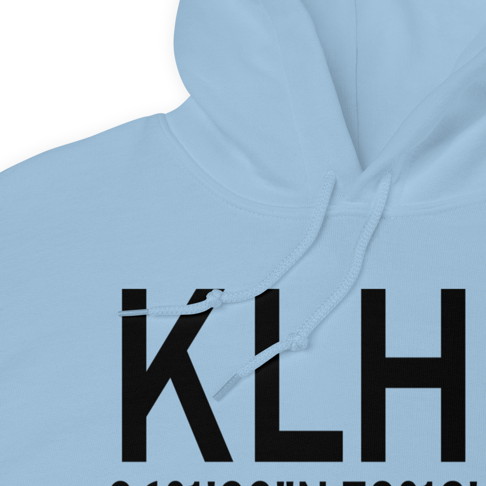 Triangle North Executive Airport (KLHZ) ICAO Hoodie Sweatshirt 