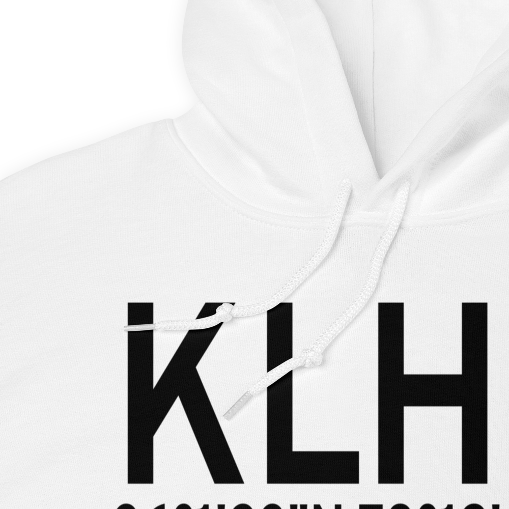 Triangle North Executive Airport (KLHZ) ICAO Hoodie Sweatshirt 