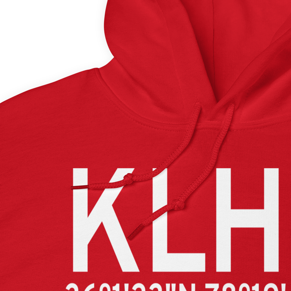 Triangle North Executive Airport (KLHZ) ICAO Hoodie Sweatshirt 