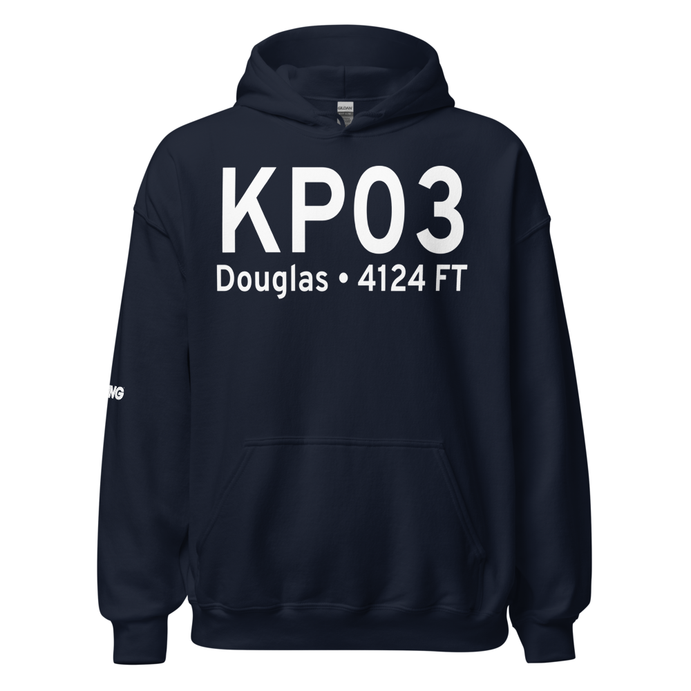 Cochise College Airport (KP03) ICAO Hoodie Sweatshirt 