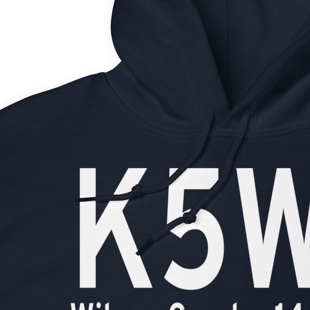 Wilson Creek Airport (K5W1) ICAO Hoodie Sweatshirt 