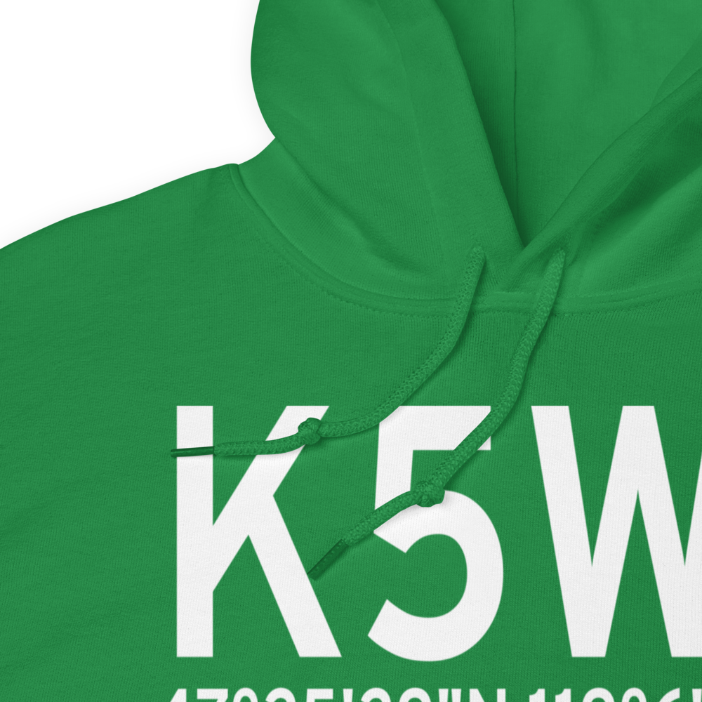 Wilson Creek Airport (K5W1) ICAO Hoodie Sweatshirt 