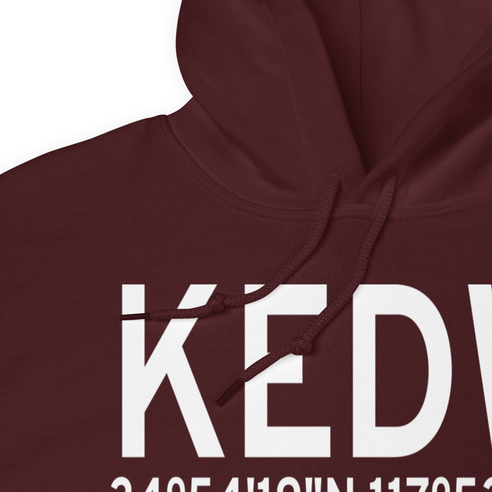 Edwards Air Force Base (KEDW) ICAO Hoodie Sweatshirt 