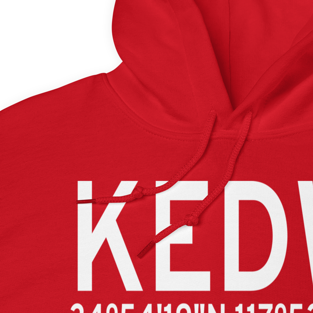 Edwards Air Force Base (KEDW) ICAO Hoodie Sweatshirt 