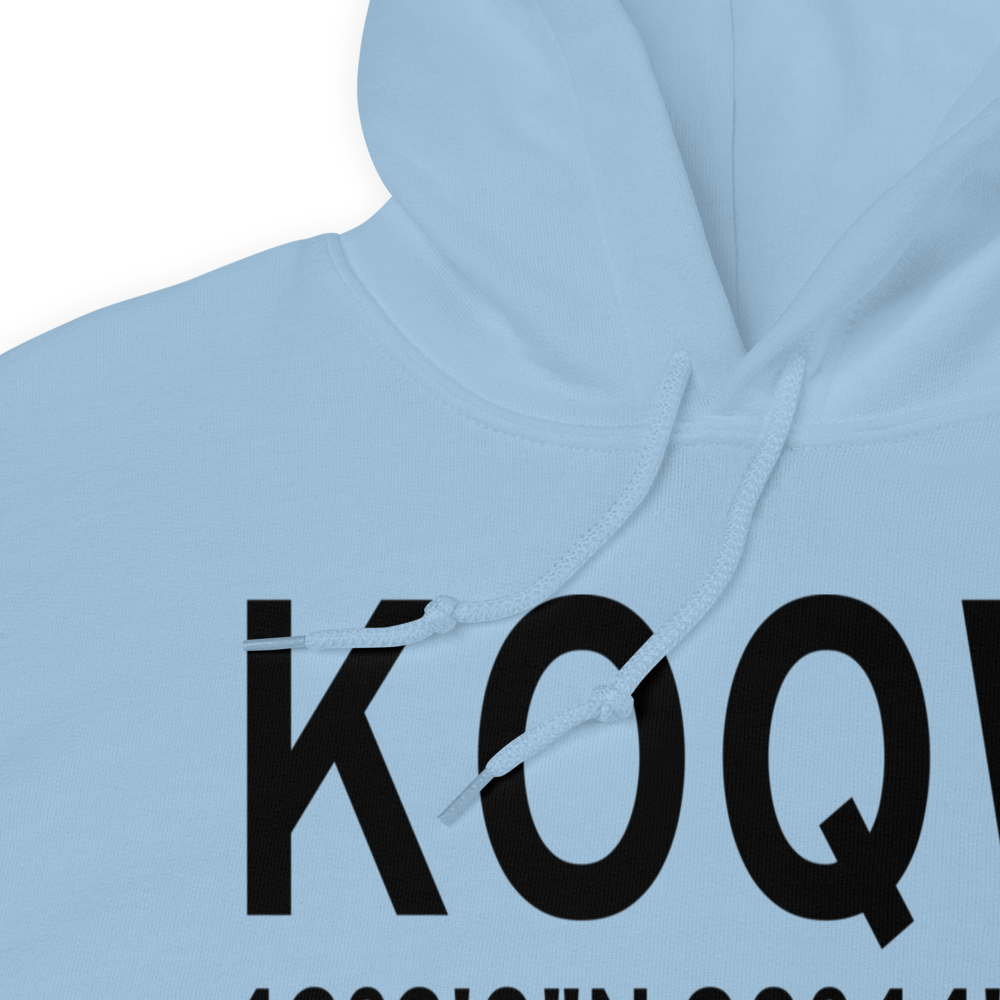 Maquoketa Municipal Airport (KOQW) ICAO Hoodie Sweatshirt 