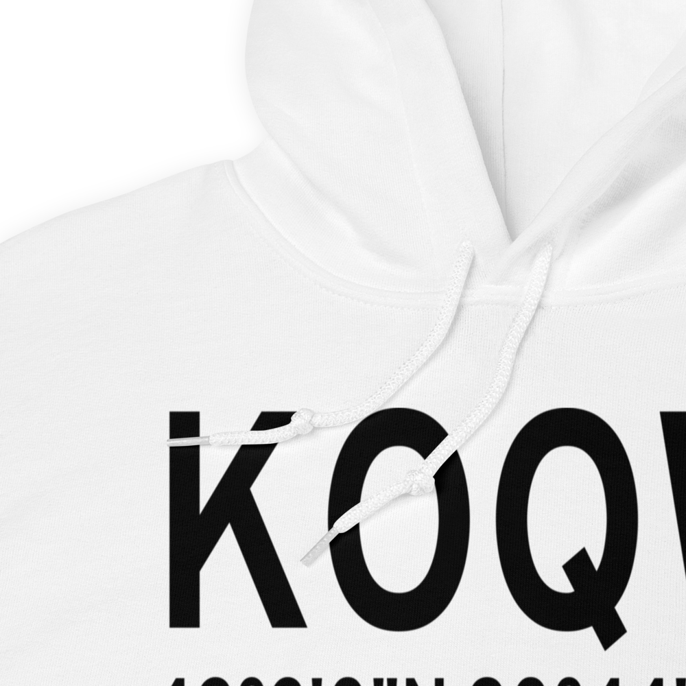 Maquoketa Municipal Airport (KOQW) ICAO Hoodie Sweatshirt 