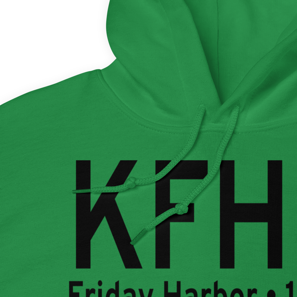 Friday Harbor Airport (KFHR) ICAO Hoodie Sweatshirt 