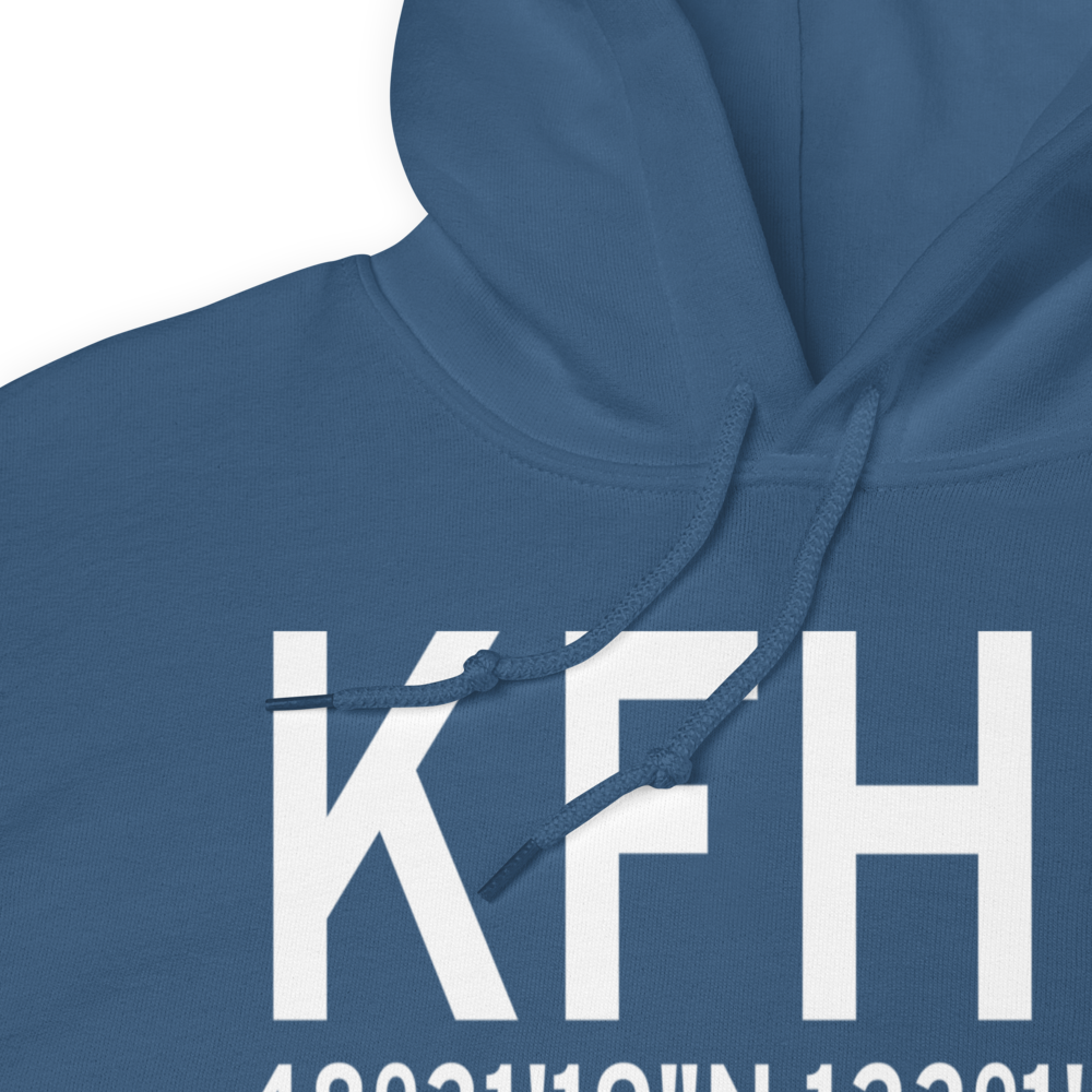 Friday Harbor Airport (KFHR) ICAO Hoodie Sweatshirt 